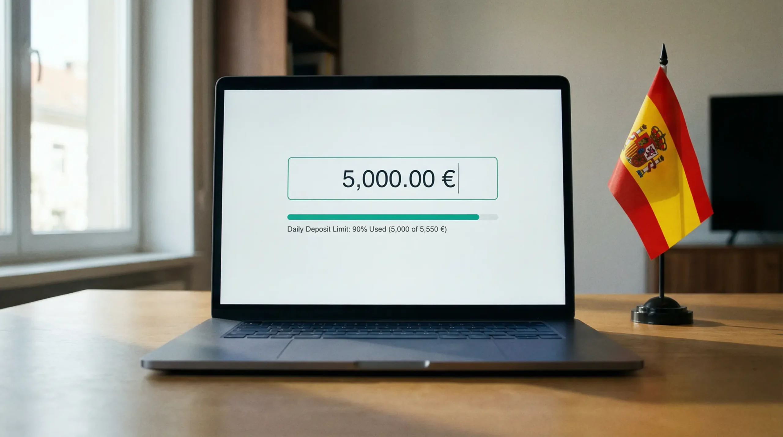 Límites de depósito de la DGOJ para apuestas online en España